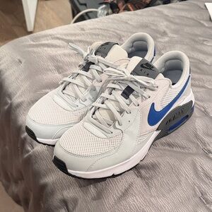 Nike Air Max Mesh White and Blue Sneakers